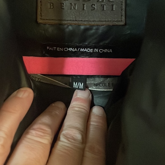 Nicole benisti with real fox trim removable hood worn about 8 times - Picture 6 of 13